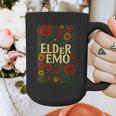 Elder Emo Floral Gothic Vintage Nostalgia Graphic Print Coffee Mug