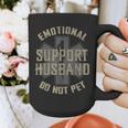 Emotional Support Husband Do Not Pet Dad For Men Graphic Print Coffee Mug