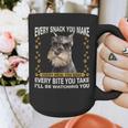 Every Snack You Make Miniature Schnauzer Dog Mom Dad Graphic Print Coffee Mug