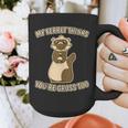 Ew People Ferret Saying Mask Introvert Ferrets Graphic Print Coffee Mug