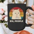 Ew People Introvert Cat Lover Crazy Colorful Cat Lady Graphic Print Coffee Mug