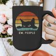Ew People Retro Cat Cat Lover Introvert Graphic Print Coffee Mug Ew People Retro Cat Cat Lover Introvert Graphic Print Coffee Mug