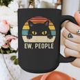 Ew People Retro Cat Vintage Anti-Social Introvert Graphic Print Coffee Mug Ew People Retro Cat Vintage Anti-Social Introvert Graphic Print Coffee Mug