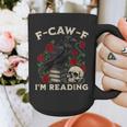 F-CAW-F I'm Reading Crow Book Lover Introvert Meme Graphic Print Coffee Mug