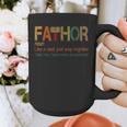 FA-Thor Like Dad Just Way Mightier Hero Fathers Day Small Graphic Print Coffee Mug