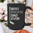 Father's Day Hockey Dad Best Puck'n Dad Ever Graphic Print Coffee Mug