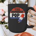 Fathers Day Shirt Cool Dad Bombest Pop Retro 80s Dad Graphic Print Coffee Mug