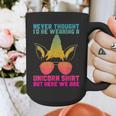 Fathers Day I Wear A Unicorn Shirt Dadacorn Graphic Print Coffee Mug
