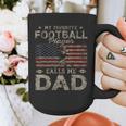 My Favorite Football Player Calls Me Dad Father's Day Graphic Print Coffee Mug