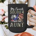 My Favorite Soldier Calls Me Aunt US Army Graduation Aunt Graphic Print Coffee Mug