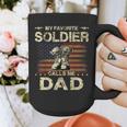 My Favorite Solider Calls Me Dad Proud Army Dad Graphic Print Coffee Mug