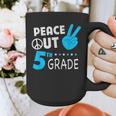 Fifth Grade Graduation Peace Out 5th Grade Boys Graphic Print Coffee Mug