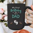 My First Birthday As a Dad Pregnancy Announcement Graphic Print Coffee Mug