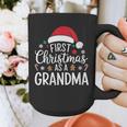 First Christmas As A Grandma Holiday New Grandmother Memory Graphic Print Coffee Mug