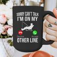 Fishing Dad Men Reel Cool Fish Bass Fishing Graphic Print Coffee Mug