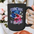 Fishing Runs In My Blood Introvert Hobby Antisocial Graphic Print Coffee Mug Fishing Runs In My Blood Introvert Hobby Antisocial Graphic Print Coffee Mug