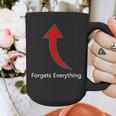 Forgets Everything Bad Memory Graphic Print Coffee Mug Forgets Everything Bad Memory Graphic Print Coffee Mug