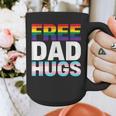 Free Dad Hugs Pride Flag Month LGBTQ Transgender Support Graphic Print Coffee Mug Free Dad Hugs Pride Flag Month LGBTQ Transgender Support Graphic Print Coffee Mug