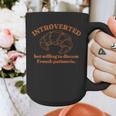 French Patisserie Lover Introvert Croissant Conversation Graphic Print Coffee Mug French Patisserie Lover Introvert Croissant Conversation Graphic Print Coffee Mug