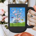 Frutiger Aero Aesthetic Tech Cherry Blossom Fishes Bubbles Graphic Print Coffee Mug