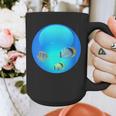 Frutiger Aero Aesthetic Tech Orb Fishes Graphic Print Coffee Mug