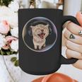 Frutiger Aero Cat Wearing Headphones Bubble 2000s Gen-Z Meme Graphic Print Coffee Mug