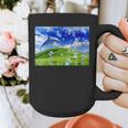 Frutiger Aero Dolphin Meadow Aesthetic Y2k 2000s Ironic Graphic Print Coffee Mug Frutiger Aero Dolphin Meadow Aesthetic Y2k 2000s Ironic Graphic Print Coffee Mug