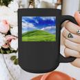 Frutiger Aero Meadow Aesthetic Y2k 2000s Ironic Nostalgic Graphic Print Coffee Mug