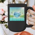 Frutiger Aero Y2k Aesthetic Palm Trees Cyber Beach World Graphic Print Coffee Mug