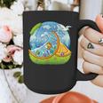 Frutiger Aero Y2K Fashion Trends Statement Piece Tech Orange Graphic Print Coffee Mug