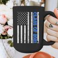 Funny Class Of 2021 American Flag Senior Graduation Graphic Print Coffee Mug