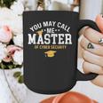 Funny Cyber Security Graduation You May Call Me Master Graphic Print Coffee Mug