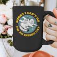 Funny Introvert Cat I Can't Go I'm An Inside Cat Homebody Graphic Print Coffee Mug Funny Introvert Cat I Can't Go I'm An Inside Cat Homebody Graphic Print Coffee Mug