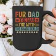 Fur Dad Man Myth Snack Dealer Paw Cat Dog Father's Day Graphic Print Coffee Mug