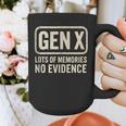 Gen X Lots Of Memories No Evidence Retro Nostalgia Graphic Print Coffee Mug