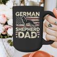 German Shepherd Dad Shirt American Flag German Shepherds Graphic Print Coffee Mug