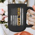 Girl Dad Father's Day Dad Daughter Dad Of Girls Outnumbered Graphic Print Coffee Mug