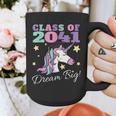 Girls Class Of 2041 Magical Unicorn Graduation Cap Graphic Print Coffee Mug