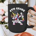 Girls Dabbing Unicorn 6th Sixth Grade Nailed It Graduation Graphic Print Coffee Mug