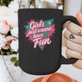 Girls Just Wanna Have Fun Retro 80s Nostalgia Night Out Graphic Print Coffee Mug