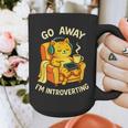 Go Away I'm Introverting Cat Coffee Headphones Graphic Print Coffee Mug Go Away I'm Introverting Cat Coffee Headphones Graphic Print Coffee Mug