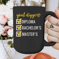 Goal Digger Inspirational Quotes Master's Degree Graduation Graphic Print Coffee Mug