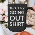 This Is My Going Out Sarcastic Introvert Graphic Print Coffee Mug