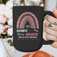 Goodbye 5TH Grade Graduation 2024 Hello 6TH Grade Rainbow Graphic Print Coffee Mug