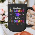 Goodbye 5th Grade Graduation Class Of 2023 Hello 6th Grade Graphic Print Coffee Mug