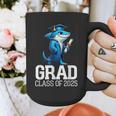 Grad Class Of 2025 Boys Shark Graduation Graduated Graphic Print Coffee Mug