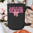 Graduate 2025 Class Of 2025 Senior Coquette Bow Graduation Graphic Print Coffee Mug