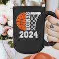 Graduate Senior Class Of 2024 Basketball Player Graduation Graphic Print Coffee Mug