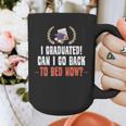I Graduated Can I Go Back To Bed Graduation Graphic Print Coffee Mug