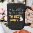 I Graduated Can I Go Back To Bed Now Graduation Sloth Graphic Print Coffee Mug